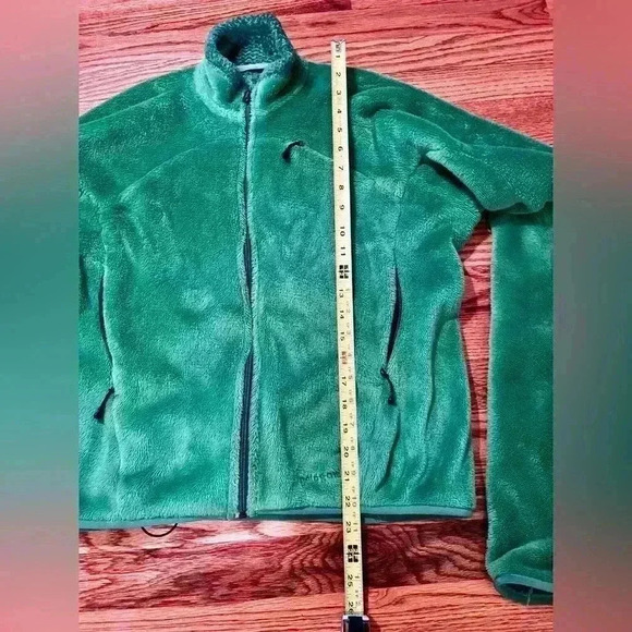 Women's Patagonia Regulator R1 Polartec Jacket Small Full Zip Green - Picture 8 of 11